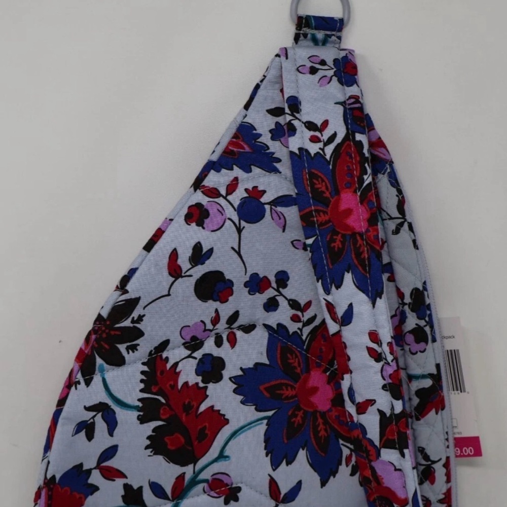 NWT Vera Bradley Multicolor Floral Crossbody Bag/Sling Backpack - Picture 8 of 16